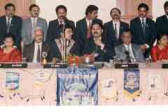 board-95-96-Shrees-installation-with-GGR-Reji-Chacko-and-chief-guest-Rtn-Ambikan-Harbor-Club